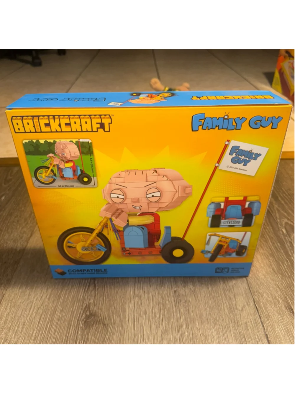 Brickcraft Family Guy Stewie on Trike Building Set New Sealed Nwt